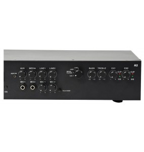 A2 Amplificador estéreo profesional 2 x 200W RMS