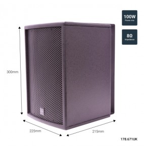 CS-610B Caja acústica pasiva 6" - Color negro