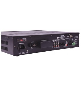 RM360S Amplificador 360W RMS Línea 100V con Zonas