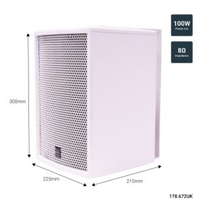 CS-610W Caja acústica pasiva 6" - Color blanco
