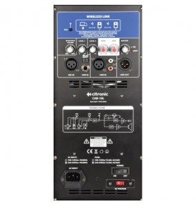 CAB-10L Caja acústica activa 10" enlazable por Bluetooth