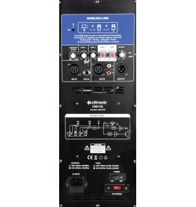 CAB-12L Caja acústica activa 12" enlazable por Bluetooth