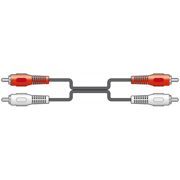 Cable 2 RCA Macho - 2 RCA Macho 15.0 metros