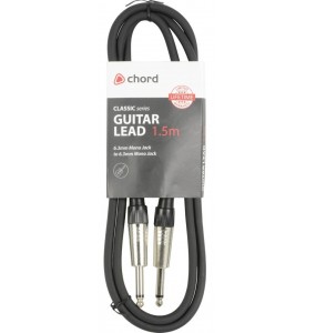 Cable Jack 6.3mm Mono - Jack 6.3mm Mono 6.0 metros