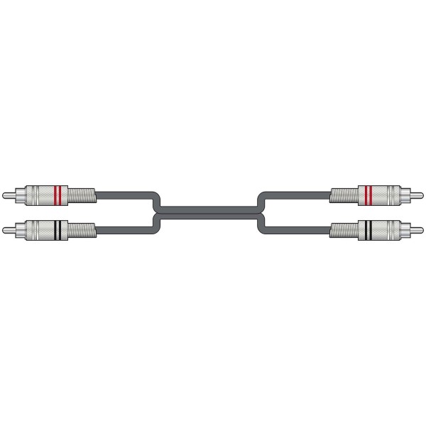 Cable 2 RCA Macho - 2 RCA Macho 3 metros