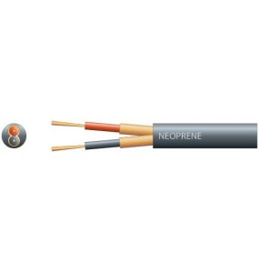 Cable coaxial de Neopreno 6.5mmØ (Bobina 100m)