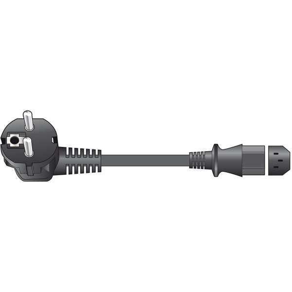 Cable de alimentación principal Enchufe Schuko - IEC 10A