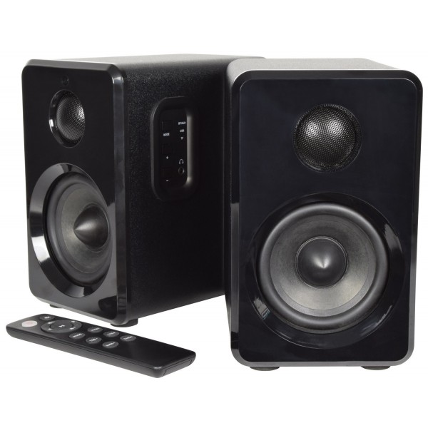 ABS35-BLK Altavoces activos de estantería Bluetooth - Negro
