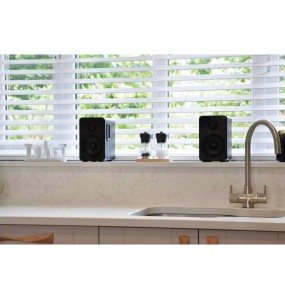ABS35-BLK Altavoces activos de estantería Bluetooth - Negro