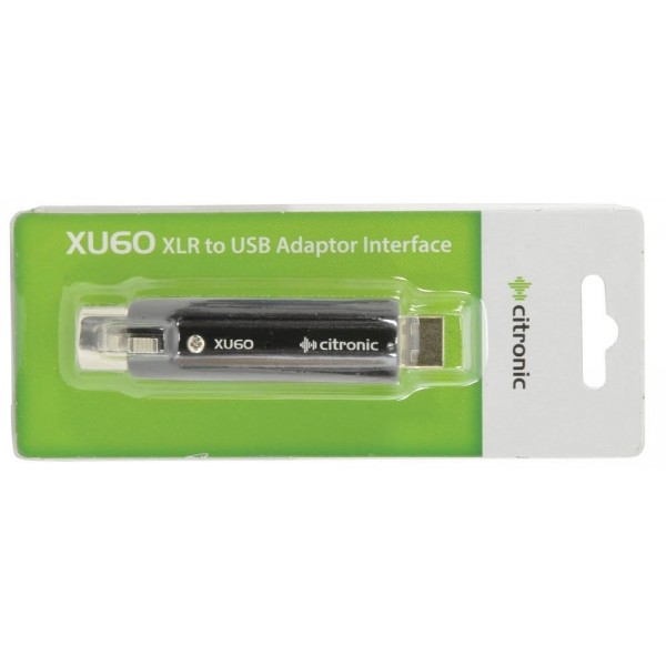 XU60 - Adaptador de interfaz XLR hembra - USB