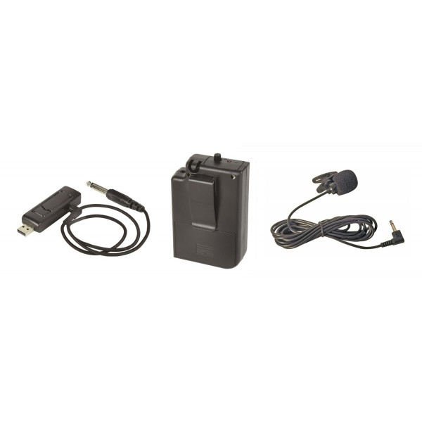 U-MIC Sistema inalámbrico UHF con micrófono de solapa 863.2MHz