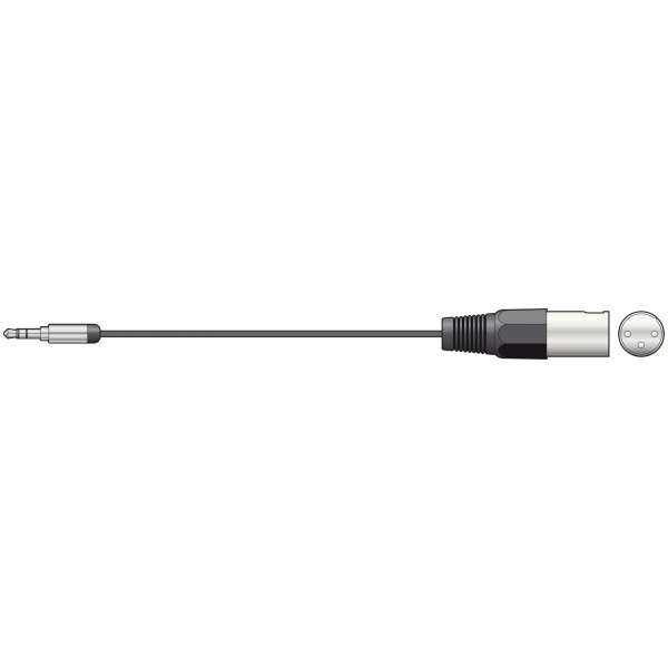 Cable Jack 3.5mm Stereo - XLR Macho 1.5 metros
