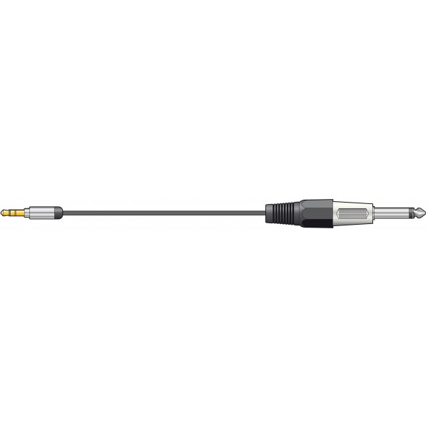 Cable Jack 3.5mm Stereo - Jack 6.3mm Mono 1.5 metros