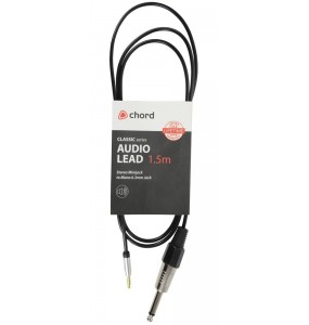 Cable Jack 3.5mm Stereo - Jack 6.3mm Mono 1.5 metros