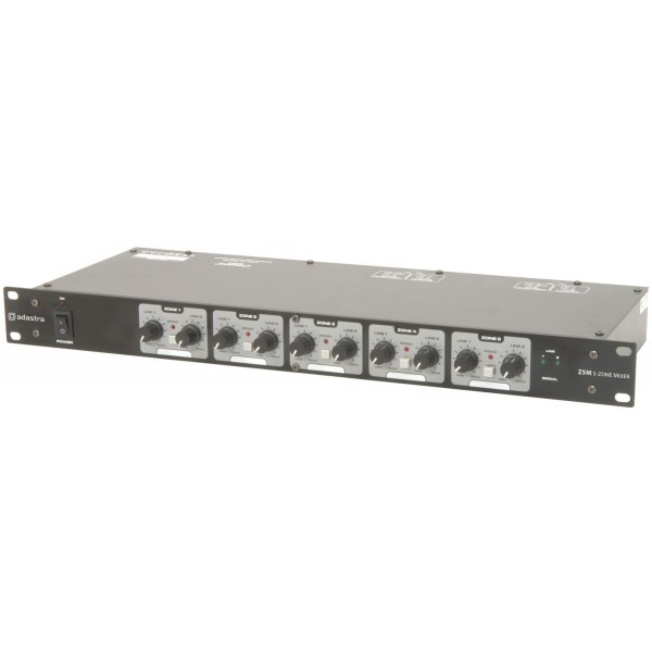 Z5M Mezclador 5 Zonas Formato Rack 19"
