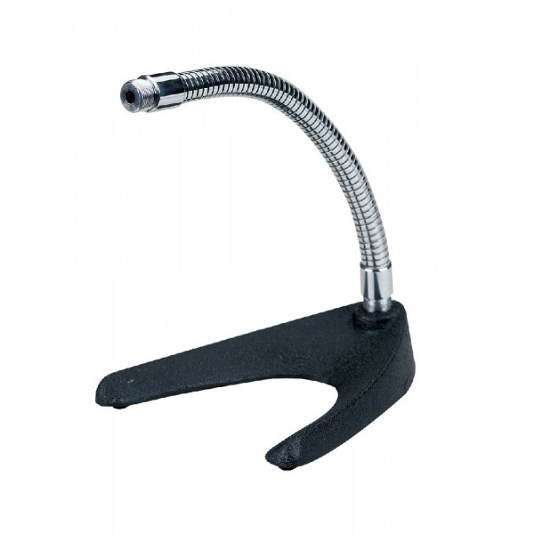 Soporte de sobremesa para micrófono con flexo