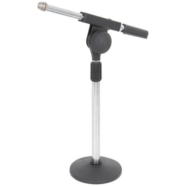 Soporte de sobremesa para micrófono con jirafa
