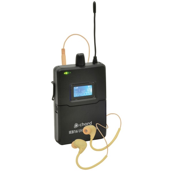 IEB16 Petaca + Auriculares para IN-EAR Chord IEM16