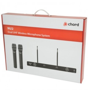 NU2-H Sistema inalámbrico UHF con 2 micros de mano 863.3MHz + 864.3MHz