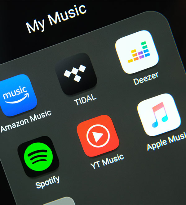 Principales aplicaciones de música en streaming para smartphones para la creación de playlists